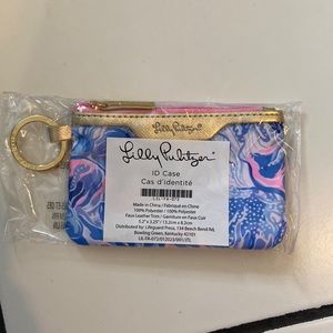 Lily Pulitzer ID case keyring